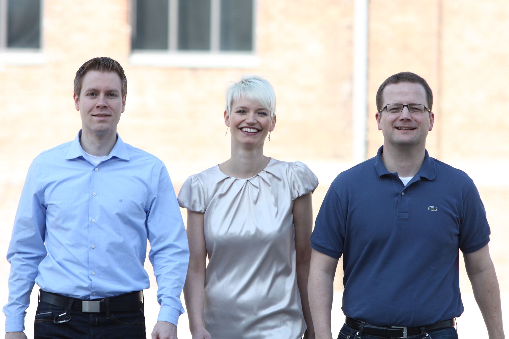 Das Lendstar-Team (v.l.n.r): Florian J. Breunig, Jennifer Fizia, Christopher Kampshoff